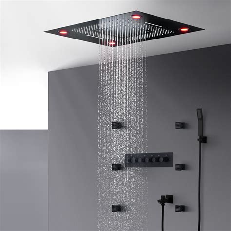 rainfall shower system