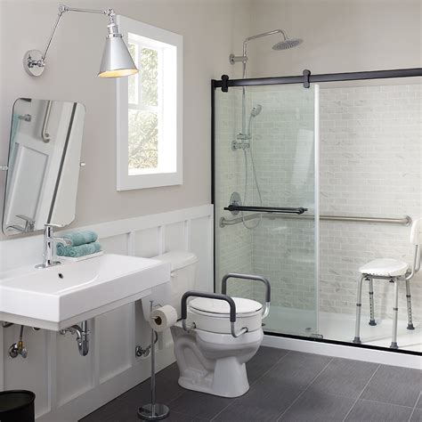 shower faucet for accessible bathroom