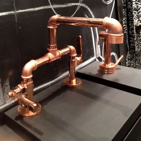 shower faucet with copper pipe