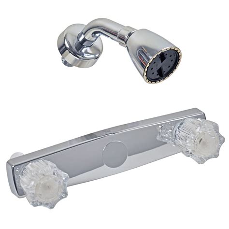 shower faucet with double lever