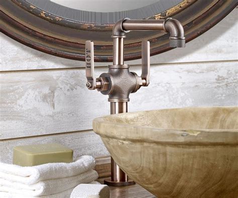 shower faucet with industrial pipe