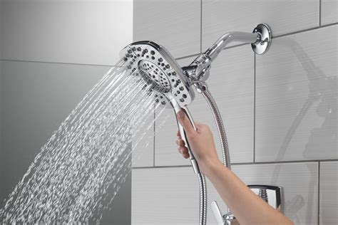 shower faucet with large showerhead