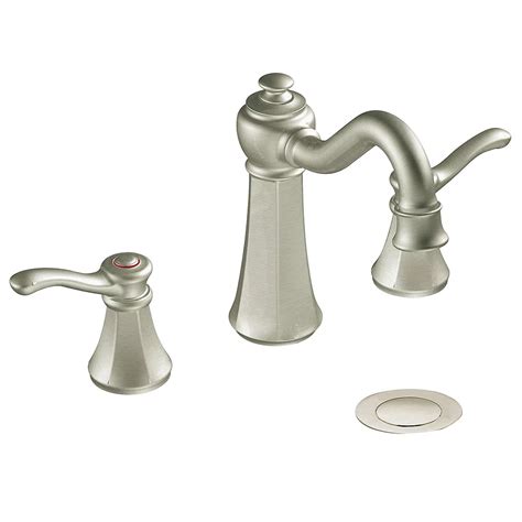 shower faucet with nickel finish