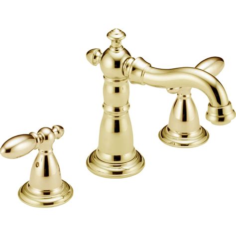 shower faucet with polished finish