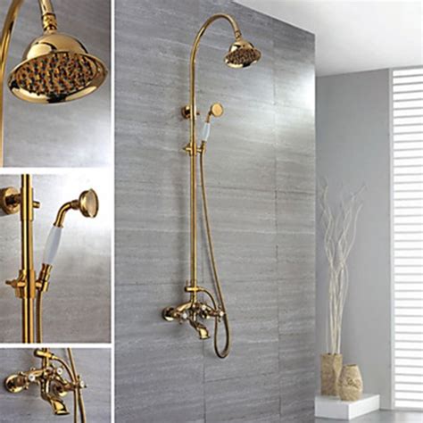 shower faucet with PVD finish