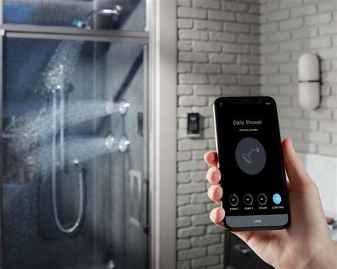 shower faucet with smart home integration