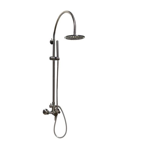 shower faucet with stainless pipe